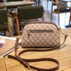 Lekali Crossbody Single Shoulder Mujeres Versión coreana Bolsa Retro Square Bolsa de teléfonos móviles de mediana edad.