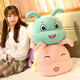 Aidoudo, mignon poupée d'oreiller Caterpillar, jouet en peluche, dort sur le lit, poupée d'écrasement des jambes, cadeau d'anniversaire de la petite amie, Green Mint Happy, version grasse dure environ 1,2 mètre de long