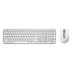 Logitech MX Keys S wireless Bluetooth keyboard office keyboard ultra-thin full-size smart backlight light tone portable keyboard MXKeys S+Anywhere3S keyboard and mouse set white