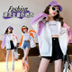 G.DUCKKIDS children's sun protection clothing, girls' coat, summer new skin clothing, children's sun protection clothing, summer clothing, girls' sun protection clothing, medium and large, purple, rabbit style, aommeis 160, size 13~14 years old, 150-160cm
