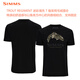 
SIMMS new short-sleeved T-shirt spring and summer breathable and comfortable boys fashion Luya outdoor fishing suit soft and comfortable quick-drying PG-14101 short-sleeved T-shirt black M