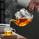 Gaoming glass teapot tea water separation teapot electric ceramic stove open flame heating high borosilicate glass thickened teapot jade teapot single pot 750ml comes with a teapot rope