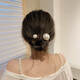 Pei Nanwei Pearl Head Fork Hairpin Bride Headress en épingle en épingle en épingle à cheveux en épingle à cheveux en épingle à cheveux en épingle à cheveux en épingle à cheveux en forme de bouche en U