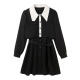 Shen Xia Annual Party Dress Women's Autumn and Winter Short Sweet Age-Reducing Dress Autumn 2024 New Skirt Date Fairy Black Dress L Recommendation 106-115 Jin [Jin equals 0.5 kg]