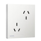 
Siemens (SIEMENS) switch socket panel 10A multi-hole socket 86 type misalignment socket Six-hole socket elegant white