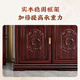 Champion Wood Language Rosewood solid wood sideboard and wine cabinet integrated wall cabinet new Chinese style living room high cabinet storage storage cabinet 1.42 m sideboard