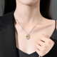 Muye Natural Colored Treasure Citrine Necklace Yunpo Chenxi Necklace Niche Exquisite Original Design Necklace Yunpo Chenxi Necklace