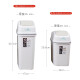 ASVEL Japan imported household flip-top trash can kitchen living room bedroom bathroom storage bucket with lid large 10L