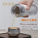 Maolin Silver Tower Silver Cup 999 Pure Silver Water Cup Yunnan Silver Tea Cup Snowflake Silver Liner Insulated Cup Health Care Cup Office Business Cup Snowflake Silver Cup + High-end Wooden Box + Certificate