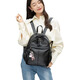 NaiBaiQi Practical birthday gift women's bag women's backpack new simple large capacity anti-theft travel backpack 8009 black gift box + rose + bear