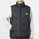 
Nike (NIKE) down vest men's 2024 winter sportswear thickened windproof jacket stand collar down vest DD681 DV1136-010 Black 85% gray duck down XL