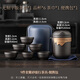 Mengting Portable Purple Clay Tea Set Travel Tea Making Set Tea Kettle Tea Water Separator One Pot Six Cups Kung Fu Quick Cup