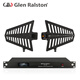 Glen Ralston GL838 Amplificador de señal de micrófono inalámbrico profesional Receptor de antena de 10 canales FM Mejora de la señal FM aproximadamente 800 metros Conferencia de boda de actuación Celebración GL-838 Amplificador de señal inalámbrica Amplificador