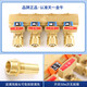 Tianyi Jinniu floor heating floor heating water collector is cleanable and does not require disassembly of copper five-way single water distributor (washable)
