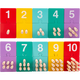 Kinder für frühkindliche Bildung Mathematikunterricht AIDS zur Erkennung von Zahlen, Farbübereinstimmungen, Perlen, Zahlenübereinstimmungsspielzeug-Spielzeug-Kinder-Digitalstick--TL