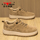 Chaussures masculines de la famille Bull 2024 Printemps et été Nouveaux chaussures de travail en toison rétro en cuir authentique décontractée basse chaussures parfaites britanniques khaki 42