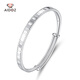 Aido Diamond New PT950 premium push-pull platinum bracelet platinum living bracelet for women, weight 23.29 grams, push-pull adjustable