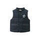 
David BELLA (DAVE/BELLA) children's clothing, baby vest, baby vest, children's clothes, boys, girls, horse clips, baby vest, navy blue DB15850 66 cm (recommended height 59-66 cm)