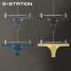 G-STATION summer ice silk cool men's thong ultra-thin high elastic silky soft soft comfortable breathable sexy low waist underwear black S
