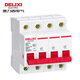 Delixi Electric small isolation switch modular main switch micro circuit breaker DZ47G-4P-100A