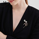 Mck tulip flower brooch high-end women's coat suit corsage accessories Chinese Valentine's Day gift