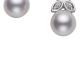 Mikimoto MIKIMOTO women's pearl earrings silver diamond-set flowers exquisite pearl earrings give gifts to girlfriend PE-1392PU