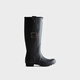 
HUNTER British classic Wellington high boots buckle rain boots outdoor snow waterproof and non-slip women's shoes long boots black/BLK 38