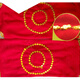 Suican gold velvet dance handkerchief for two people to pass the grade examination square dance Northeastern Yangko children's handkerchief octagonal scarf handkerchief flower red water drop dance handkerchief 2 pack