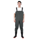 Gongtai waders, half-length rain pants, one-piece men's and women's waterproof fish pants, fishing pants, full-body waterproof pants, leather pants, overalls, wading pants, leather forked pants, shoes, fishing suit, green half-length, size 43