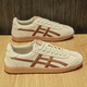 Camel Forrest Gump Shoes para Hombres de verano y Autumn Style Breathable 2024 Shoes de tablero nuevos para hombres Shoes blancos de cuero genuino dexue zapatos para hombres Milan Mesh-9910 40