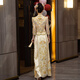 Zhiji xiUhe Hochzeitsbraut Hochzeitskleid 2025 Neue Champagner Farbe Neues chinesisches Hochzeitskleid Toast Drache und Phoenix Kleid Hochzeitskleid Hf008 m