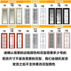 XMSJ卫生间门厕所门厨房钛镁铝合金简约家用洗手间浴室玻璃厨房平开门 香槟金B右内开+门把手在左边 198x691号花型1.0