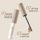 MAYCREATE Glow Shaping Eyebrow Cream 02 Light Brown Eyebrow Powder Pencil, Long-lasting, Waterproof and Non-smudged, Lightly Colored and Quick-drying 4.8g