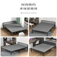 Wankun Klappbett Einzelbett Haus Mittagspause Einfaches tragbares Mietbett Holzbrett ein Nickerchen Eisenbett Campbett 70 cm breit [weicher Beutel Kopf verdickter Rahmen]