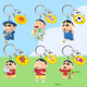 Crayon Shin-chan pendant keychain authentically authorized cute three-dimensional cartoon doll Shin-chan's day classic never ends Crayon Shin-chan pajamas genuine with anti-counterfeiting label