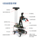 WHEELTEC ROS机器人6自由度机械臂Moveit视觉抓取R550A树莓派麦轮履带无人小车激光雷达导航orin nano 【树莓派4B版】4自由度履带版