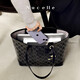 NUCELLE Shen Yue's same style bag for women 2025 light luxury duck tote bag large capacity commuter shoulder bag New Year's birthday gift