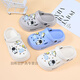 Wei Jie Children's Slippers Мужские 4-6-летние детские туфли для детей в летних ношении антиколетных пляжных туфель с толстыми пляжами детская милая комната Горячая распродажа: 6227 метров белый-бас-легкий год 24-25 [внутренняя длина 170 мм]]