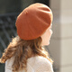 Charming Smile Wool Beret Hat Women Spring Autumn Winter Korean Style Japanese Retro Versatile Painter Hat Fashionable Bere Hat Warm Hat Caramel Color One Size (56-58cm)