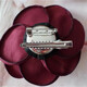 
Handmade three-dimensional rose fabric flower bouquet brooch head flower professional dress accessories off-white 6.5 cm