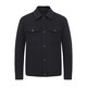 Navigare Italienisch kleines Segelboot reine Wolljacke Herbst und Winter warme Jacke Revers Mode Herren Kurzwollmantel dunkle Nacht L /50