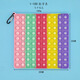 Jianwei Shen Digital Crab Buckle Hole Toy Children's Toy Rainbow Press Music Number Multiplication Table Unzip Artifact Pinching Music Rainbow Luminous Nine Multiplication 20cm