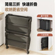 Nanjiren folding bed recliner single bed office nap chair folding nap bed companion bed simple camp bed light hemp gray