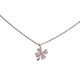 Yueqing Yipin four-leaf clover necklace for women ins cool style clavicle chain trendy temperament simple niche design pendant four-leaf clover silver