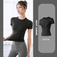 Yu Zhaolin yoga wear short-sleeved T-shirt women's summer Pilates training fitness top sports quick-drying running bottoming shirt