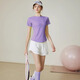 
Yuebu sports suit badminton uniform women morning running marathon exercise yoga tennis uniform summer quick-drying fitness suit lemon yellow jacket + gray jogging pants + fitness socks S[suggested 80-95 Jin[Jin equals 0.5 kg]]