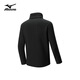 Mizuno Outdoor Jacket Men's Stand Collar Polar Fleece Jacket Solid Color Versatile Fleece Jacket Men