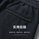 Classic car (LAOYECHE) middle-aged dad's clothing plus velvet warm casual pants for men winter new thickened men's straight trousers for the elderly men