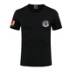 Speziales T-Shirt für Herren Sommersicherheitsanzüge, kurzärmelige Revers, Schulungsanzüge für Sicherheitsangebote, SW866 Schwarze Hose [schnelles Trocknen und atmungsaktiv] XL/170 (130jin [Jin entspricht ca. 0,5 kg]))