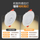 Fanyao embedded sound and light control sensor downlight led smart corridor ceiling light 12w-opening 11-13cm